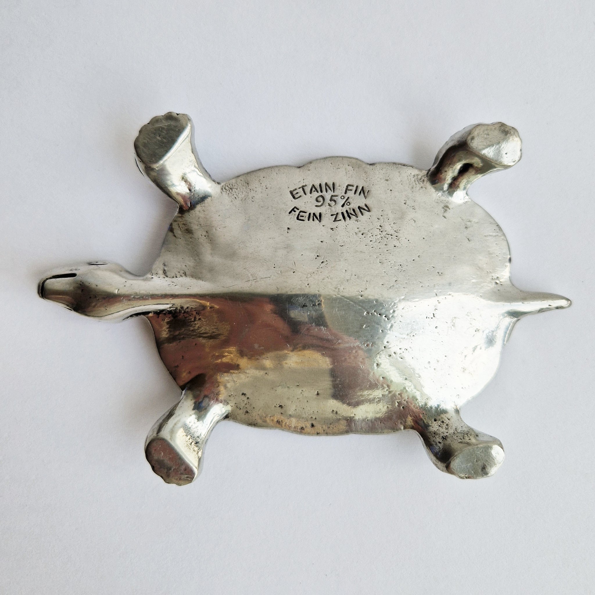Vintage turtle trinket dish