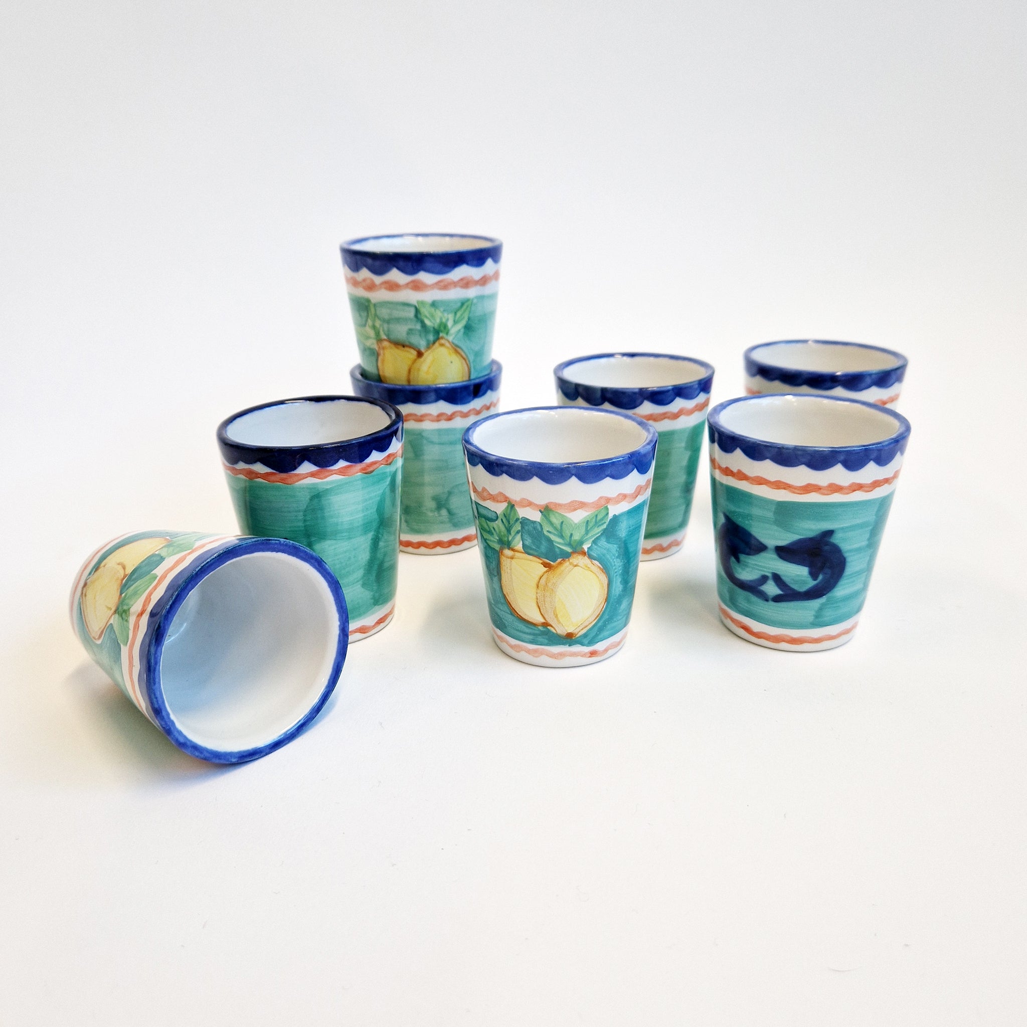 Pre-loved Italian ceramic cups (set of 4)