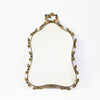 1950s Italian brass mirror with floral design