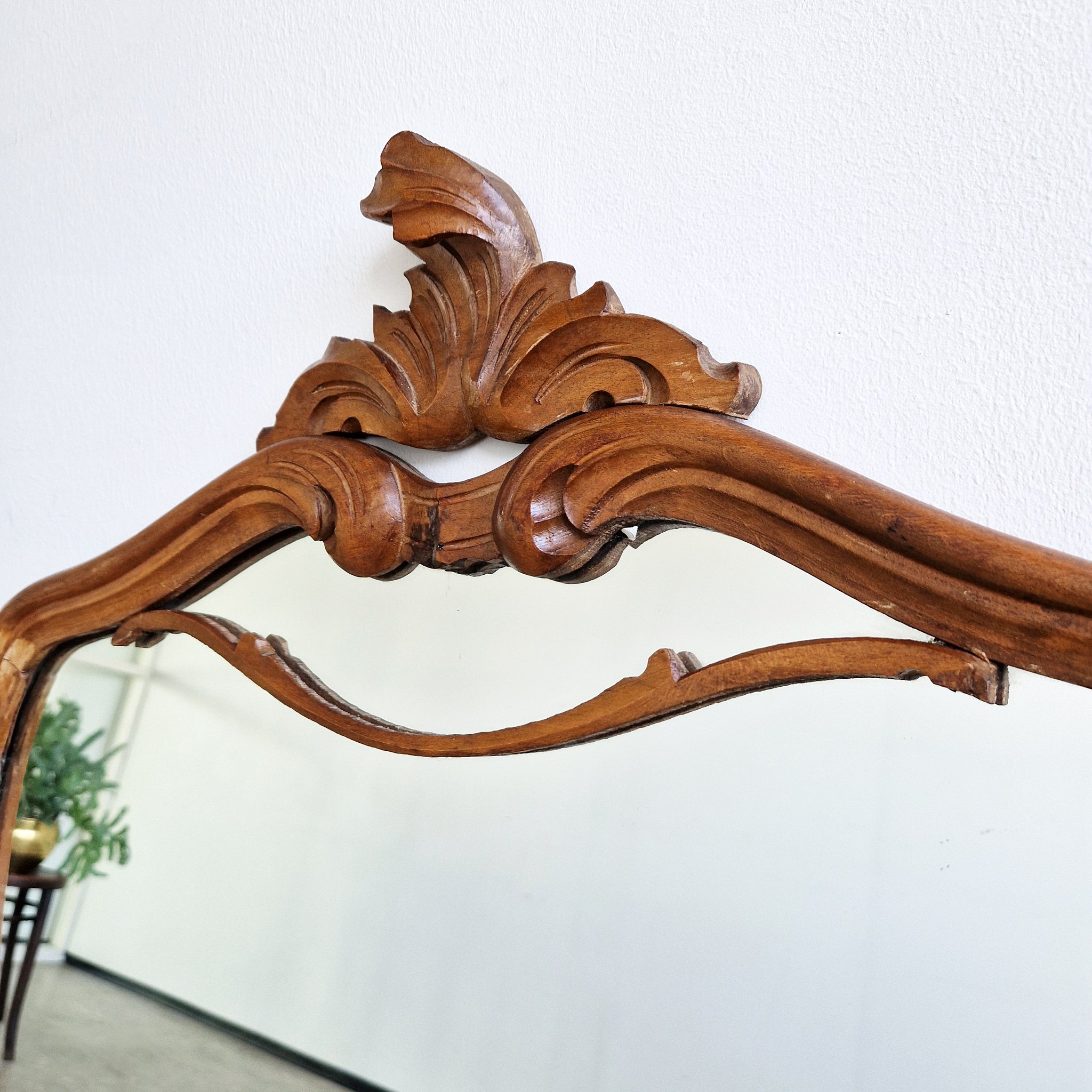 1955 Italian wooden mirror