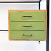 1960s Italian green desk