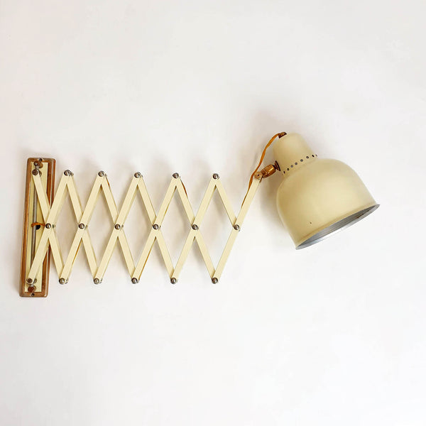 1960s scissor wall lamp