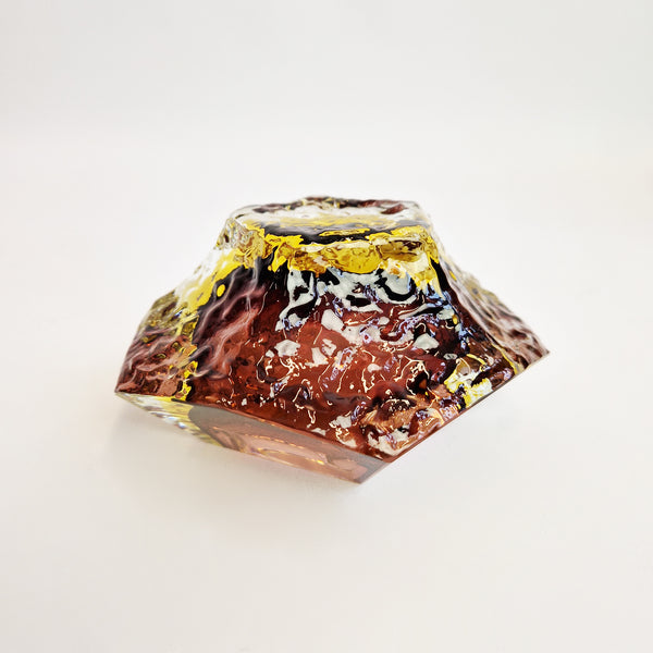 1960s Murano glass bowl by Mandruzzato