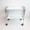 1960s chrome serving trolley