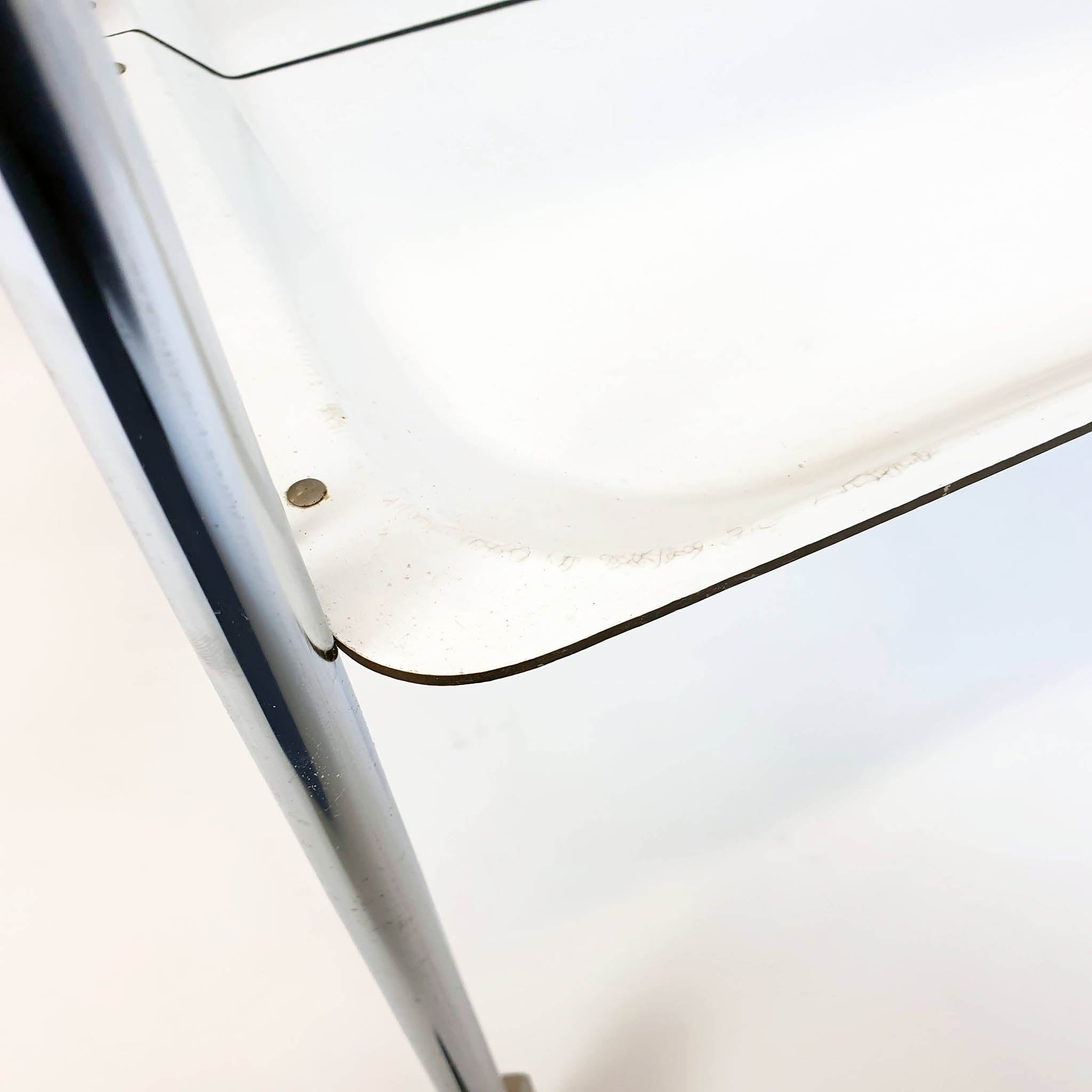 1960s chrome serving trolley