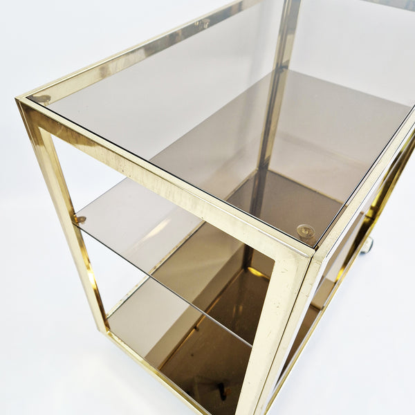 1970s minimalist Italian serving trolley