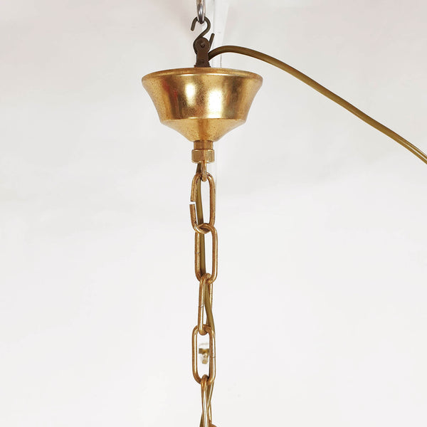 1970s Italian glass pendant light