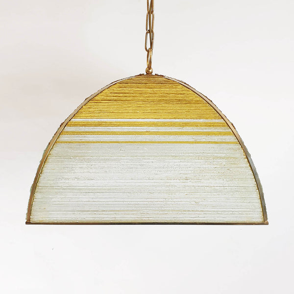 1970s Italian glass pendant light