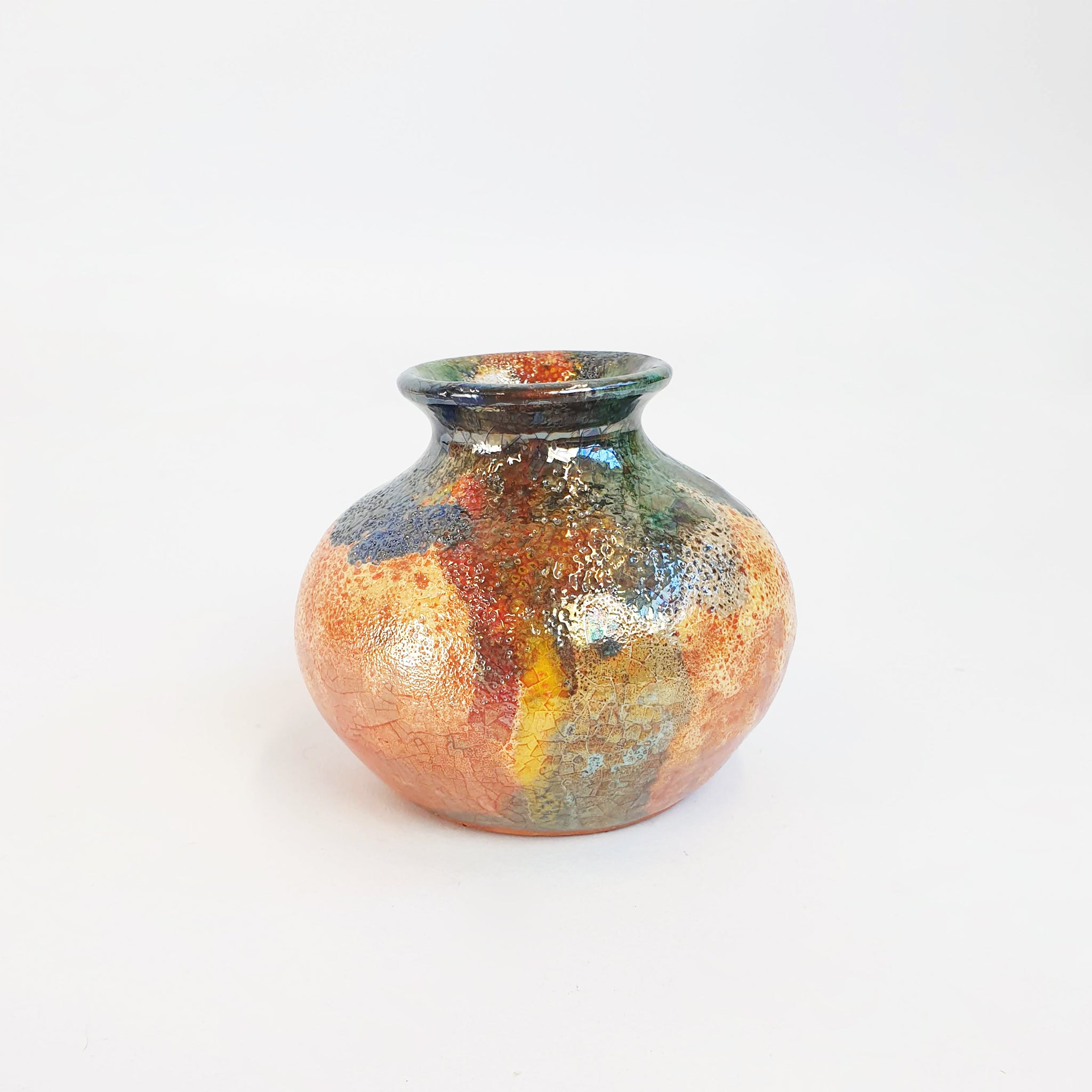 1970s small vase by Claudio Pulli
