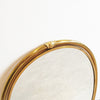 1970s large Italian brass wall mirror