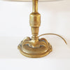 Antique Italian brass table lamp