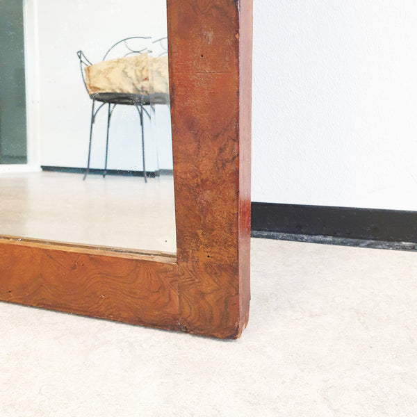 Antique Italian wooden mirror
