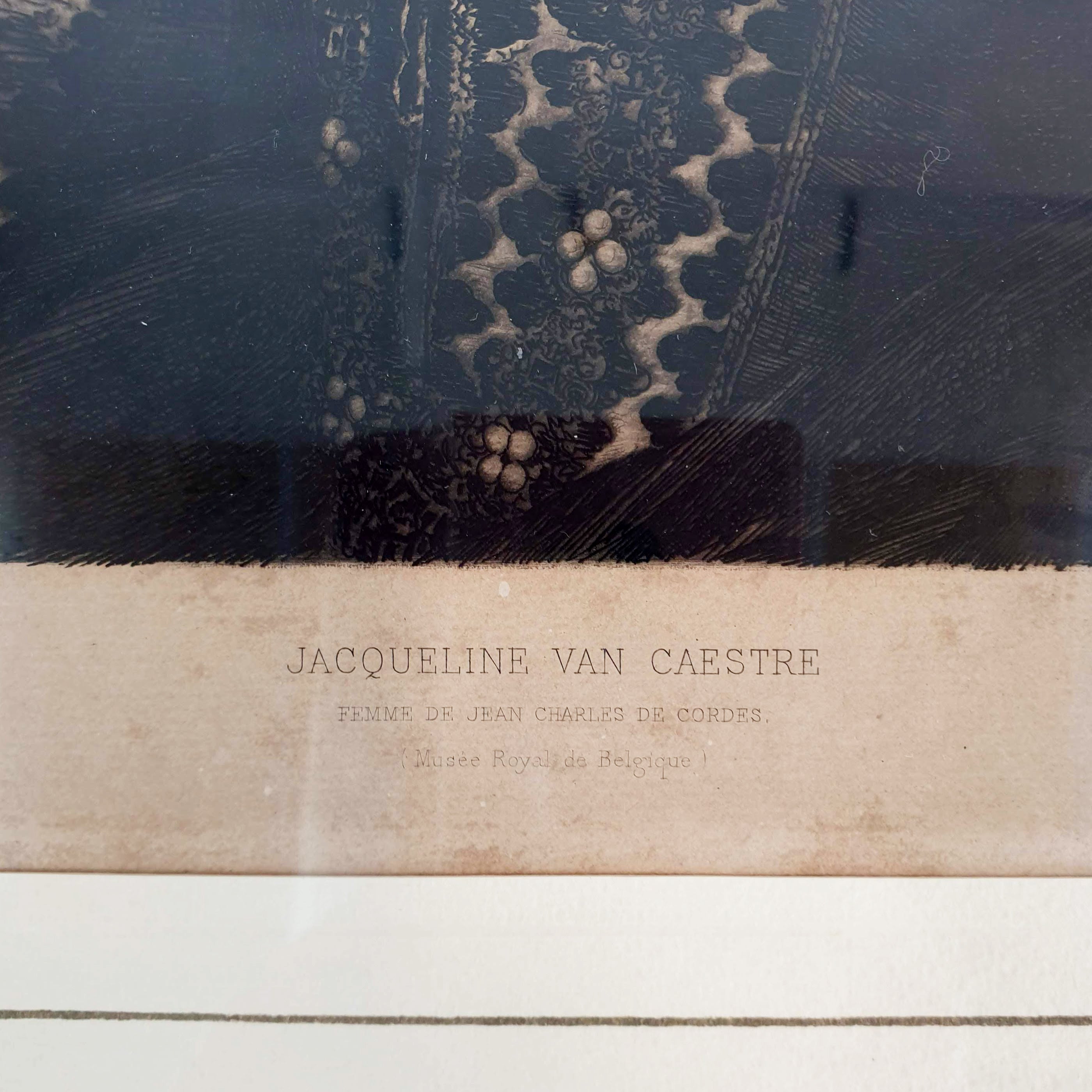 Antique print of Jacqueline Van Caestre by P.P. Rubens