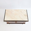 Mid-century Italian marble-topped bedside tables (pair)