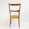 Six mid-century dining chairs in the style of Guglielmo Ulrich
