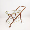 Mid-century Italian serving trolley by Cesare Lacca