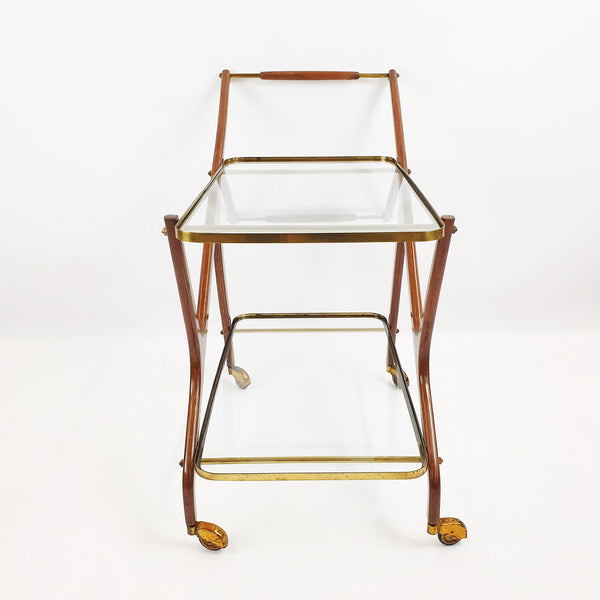Mid-century Italian serving trolley by Cesare Lacca