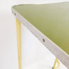 Mid-century Italian industrial table with green top