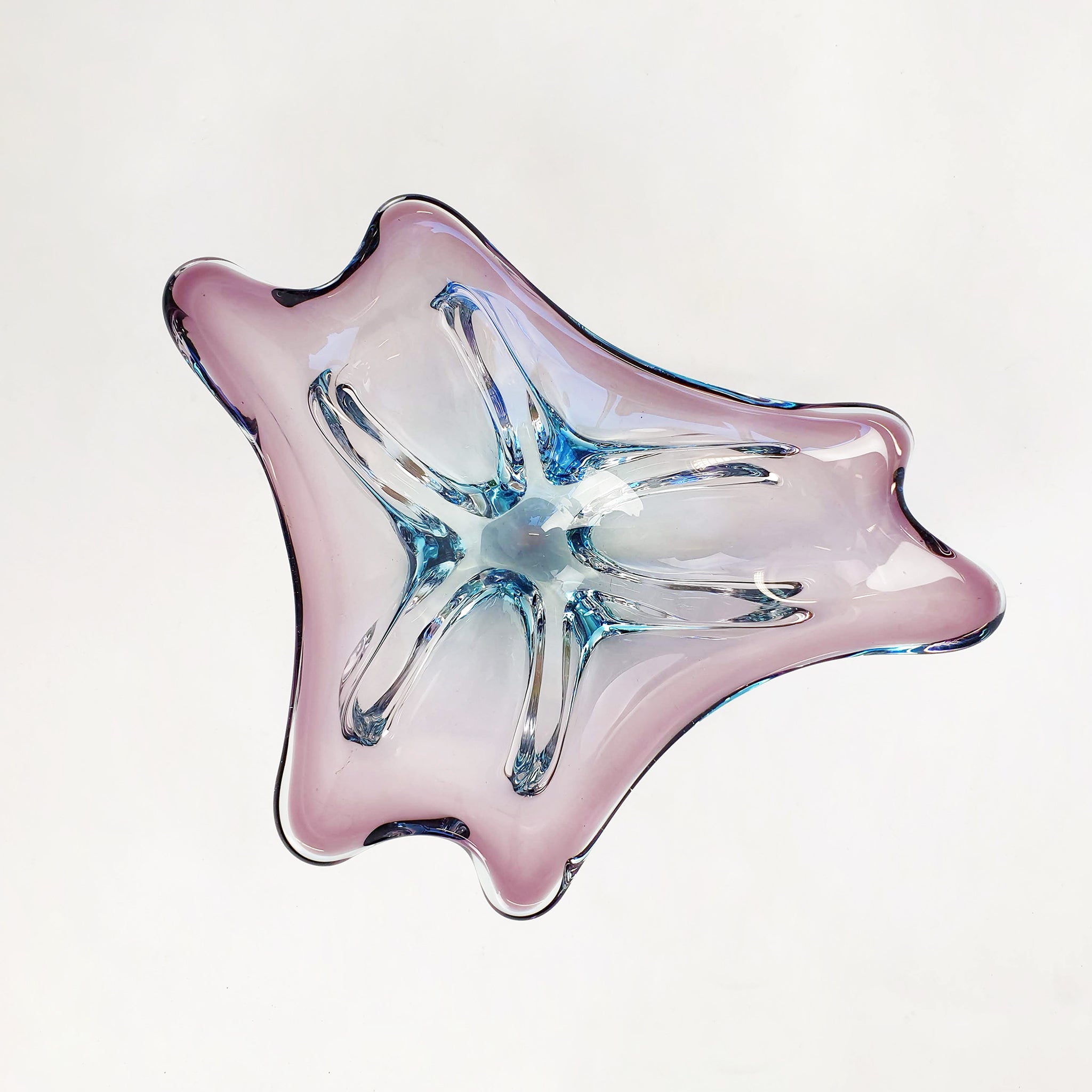 Mid-century Murano art glass centerpiece