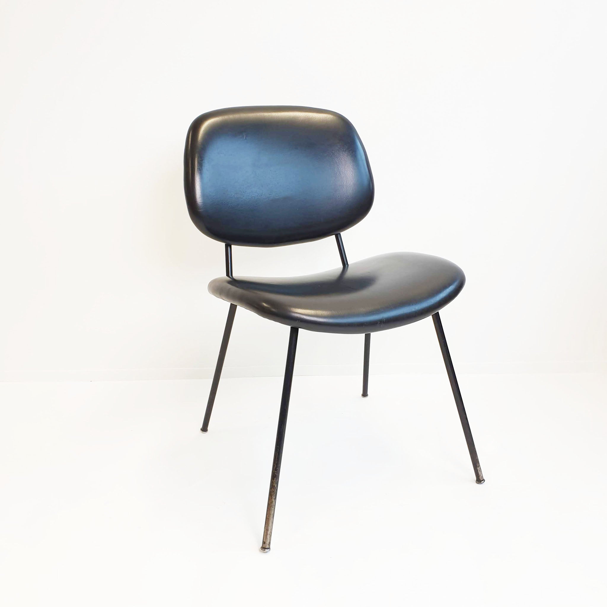 1960s Olivetti black chair