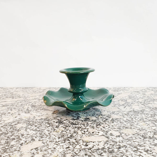 Italian terracotta candle holder