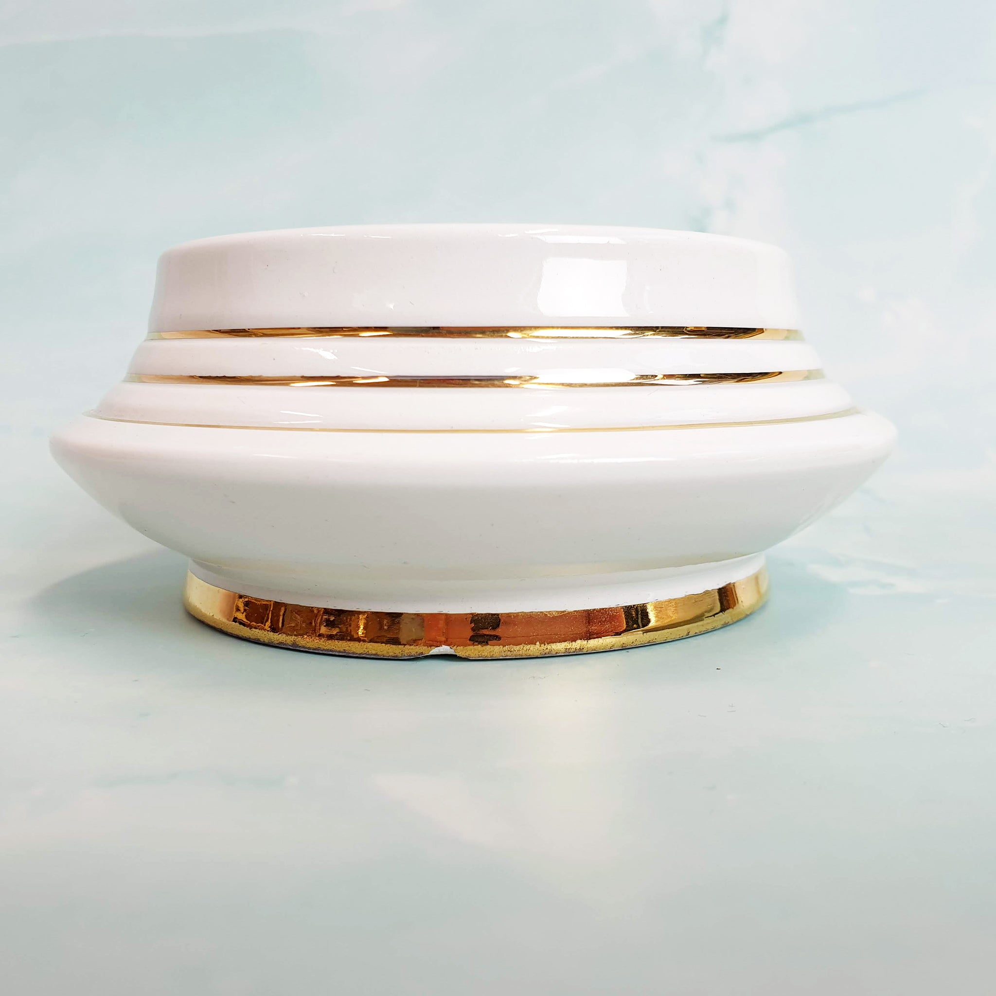 Vintage Italian ceramic box with lid by Ceramiche Artistiche Este