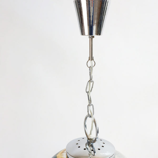1970s Italian glass hanging light