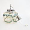 1970s Italian glass hanging light