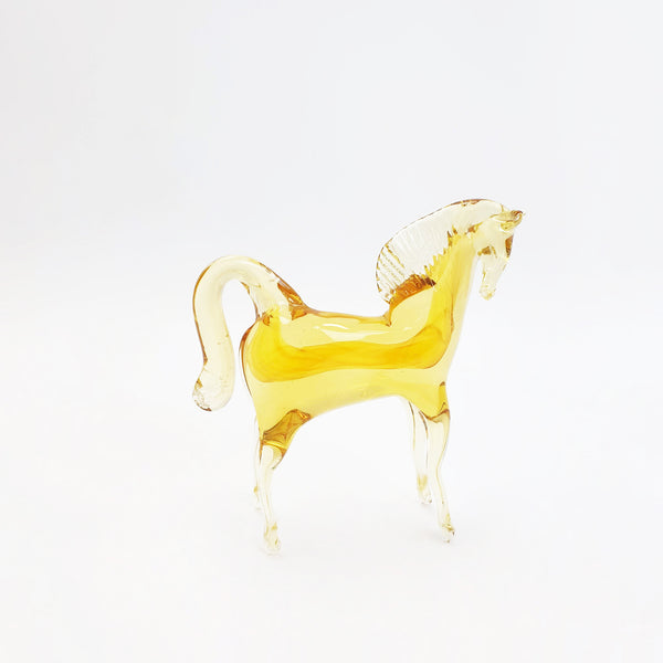 Vintage Italian Murano glass horse