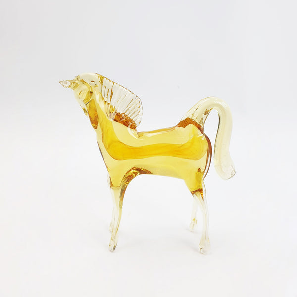 Vintage Italian Murano glass horse