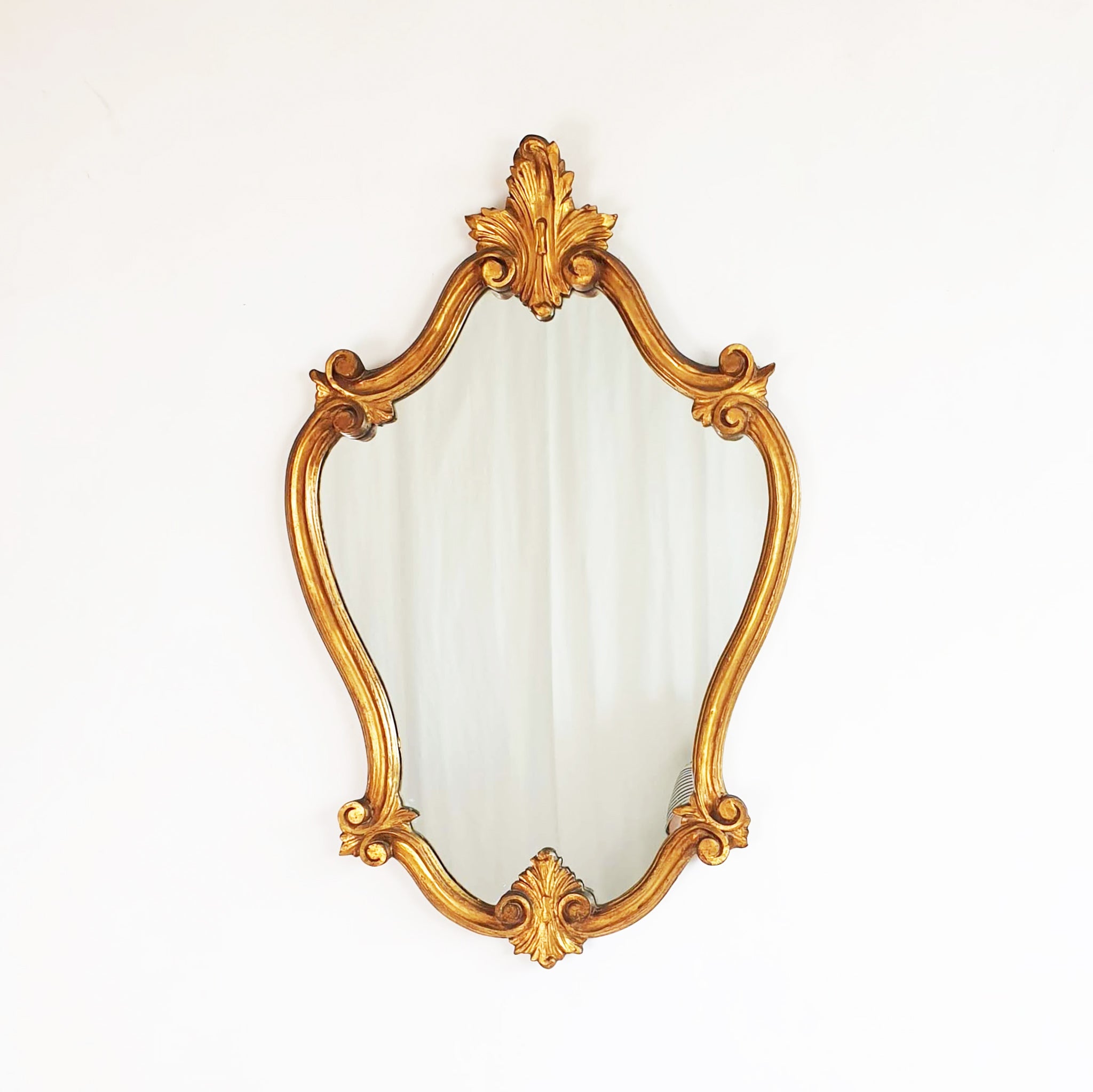 Vintage Italian golden mirror