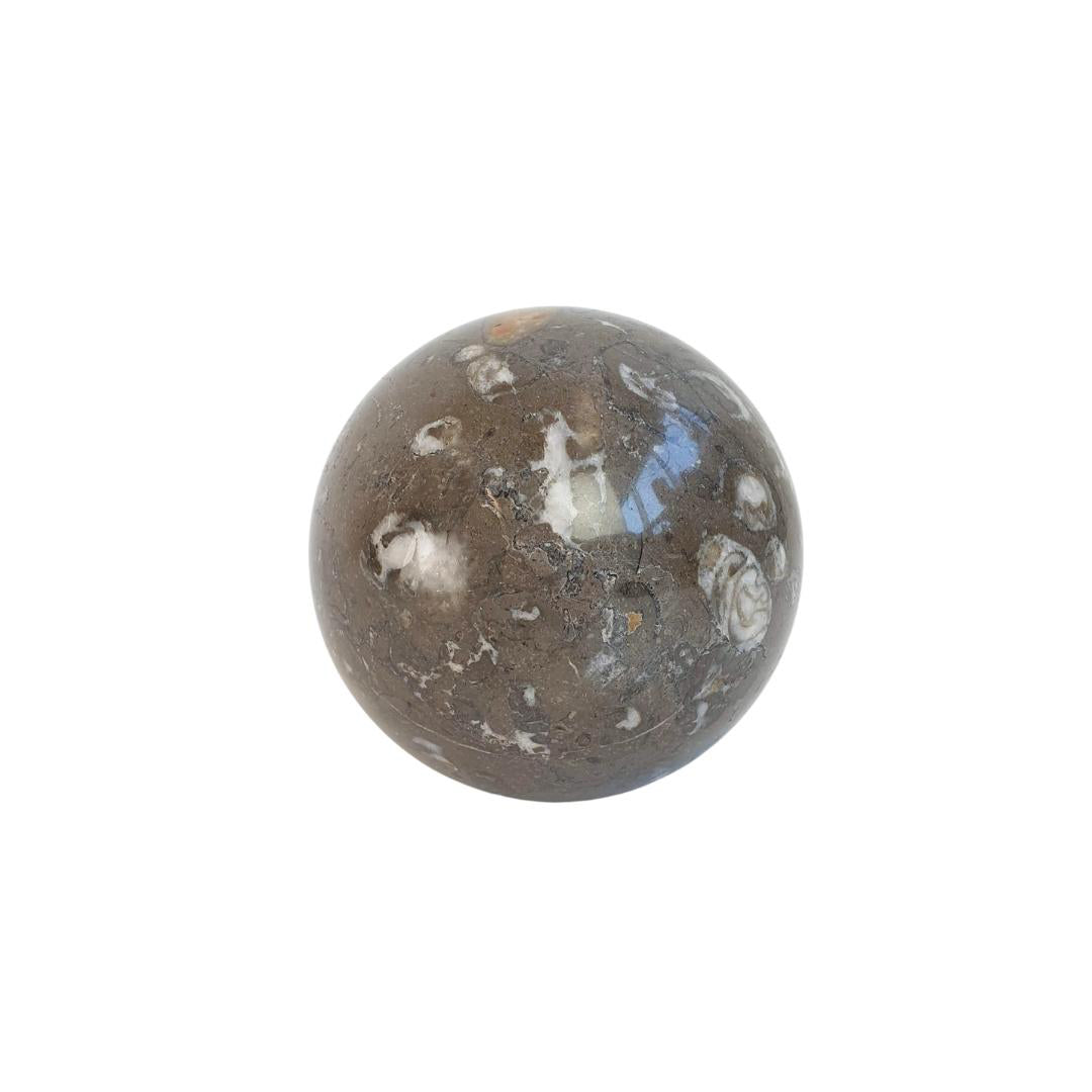 Vintage Italian polished stone ball