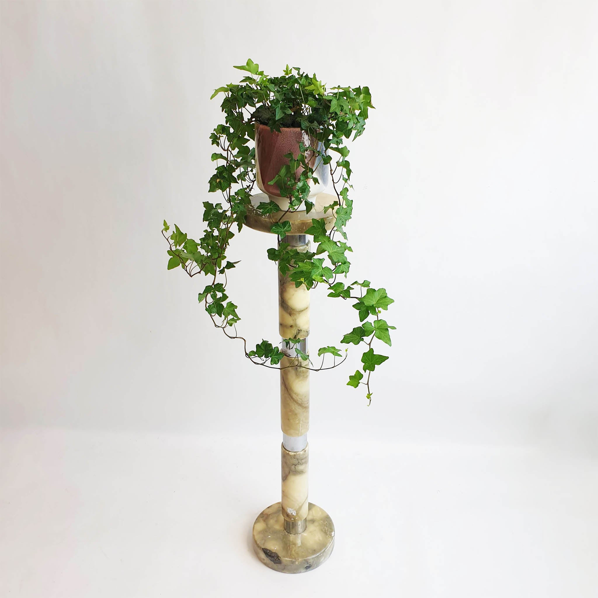Vintage Italian marble column