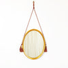 Vintage Italian golden mirror with tassels