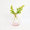Vintage Italian pink glass vase