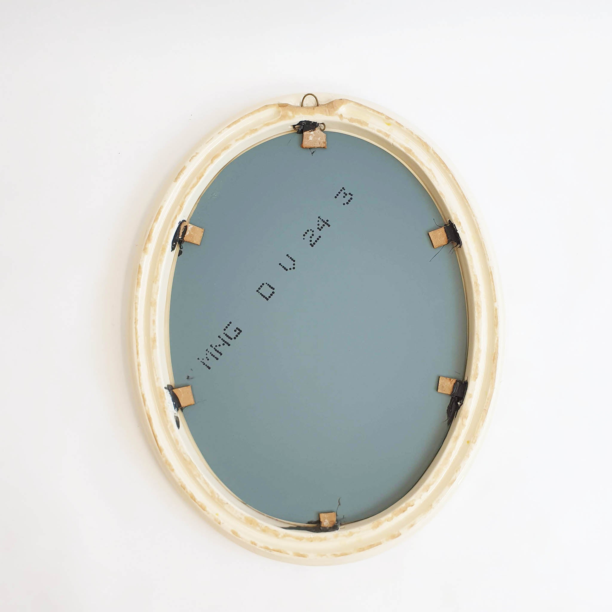 Vintage Italian ceramic mirror