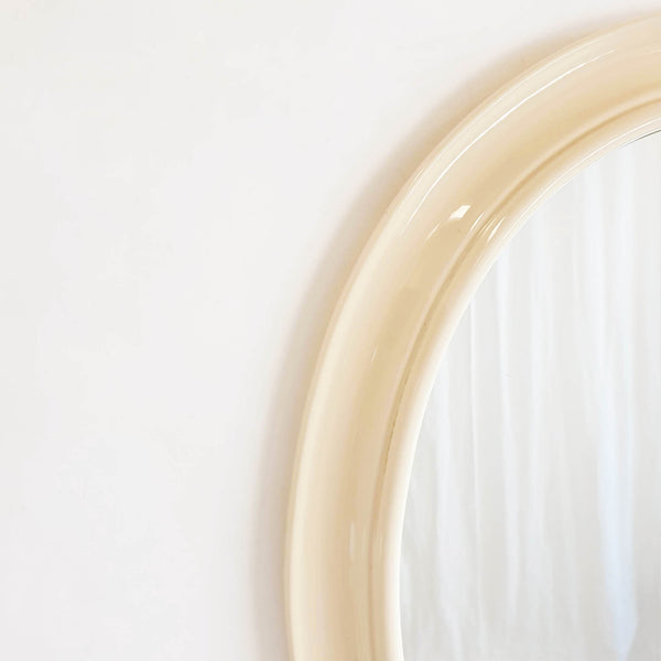 Vintage Italian ceramic mirror