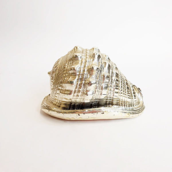 Vintage Italian silver plated seashell by Il Mastro Argentiere