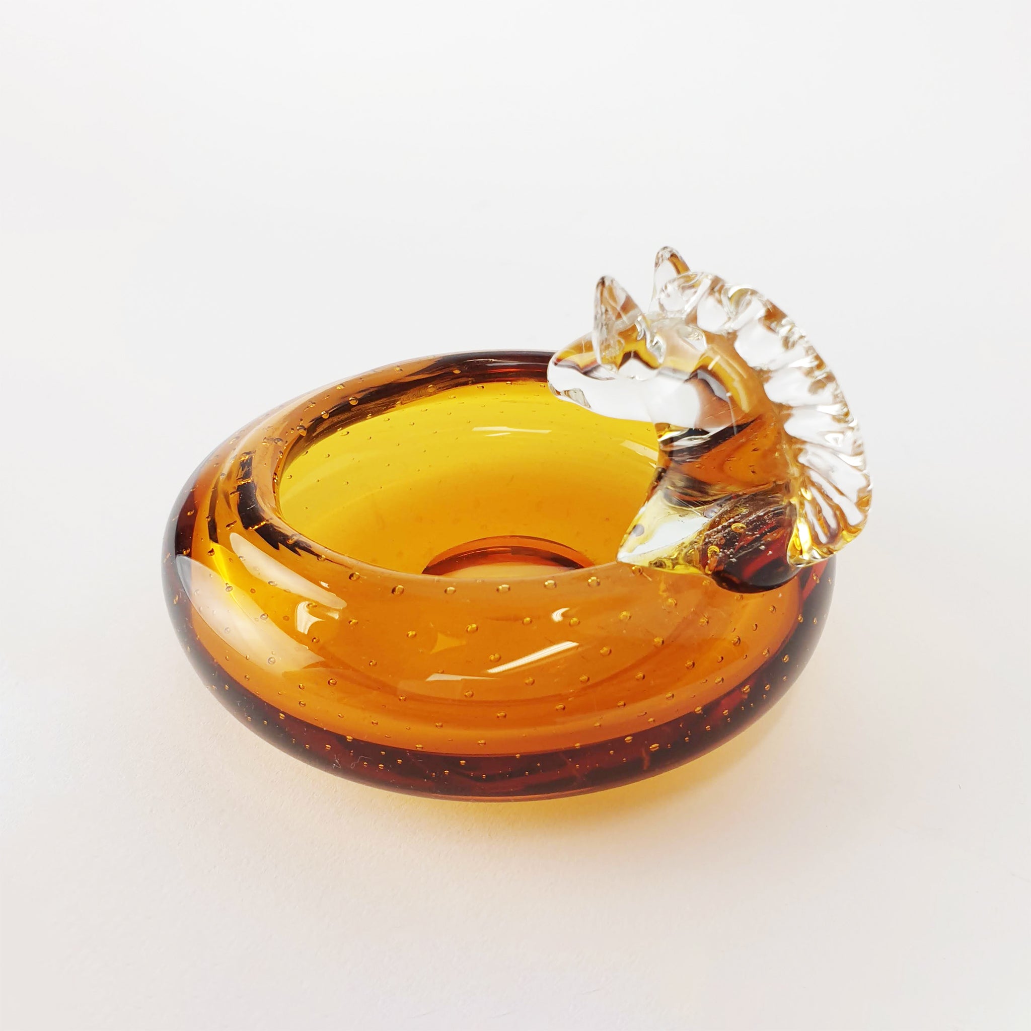 Vintage Murano small bowl with horse