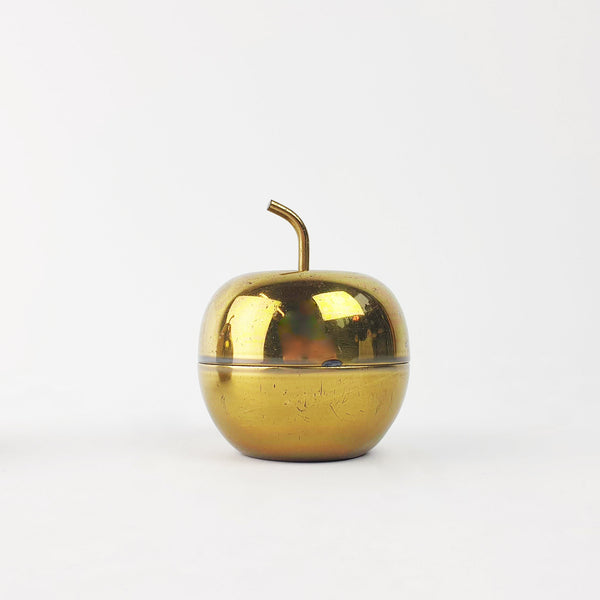 Vintage Italian brass apple and pear