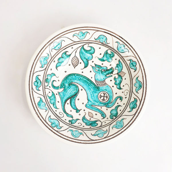 Vintage ceramic bowl by Lunghini da Ferrara
