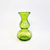 Vintage green glass vase
