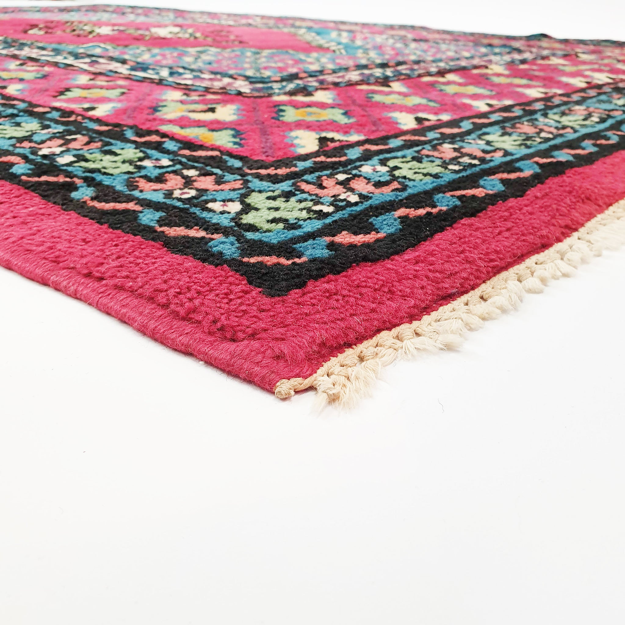 Vintage hand-woven rug