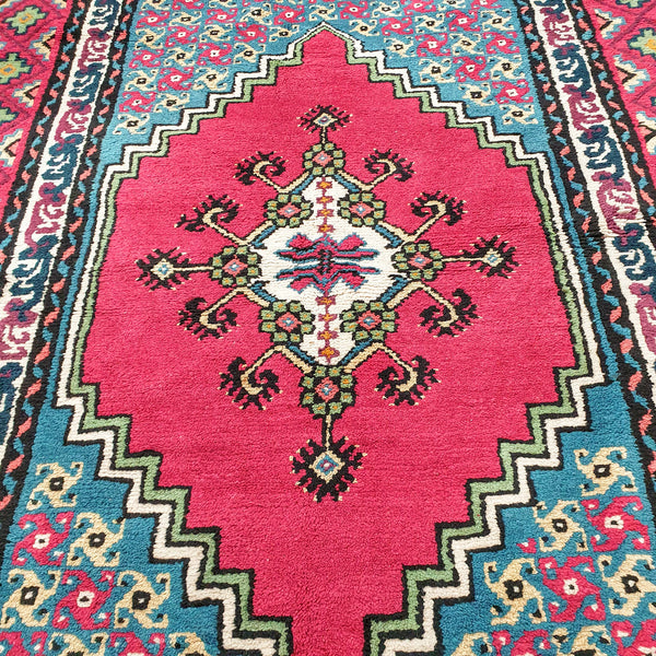 Vintage hand-woven rug