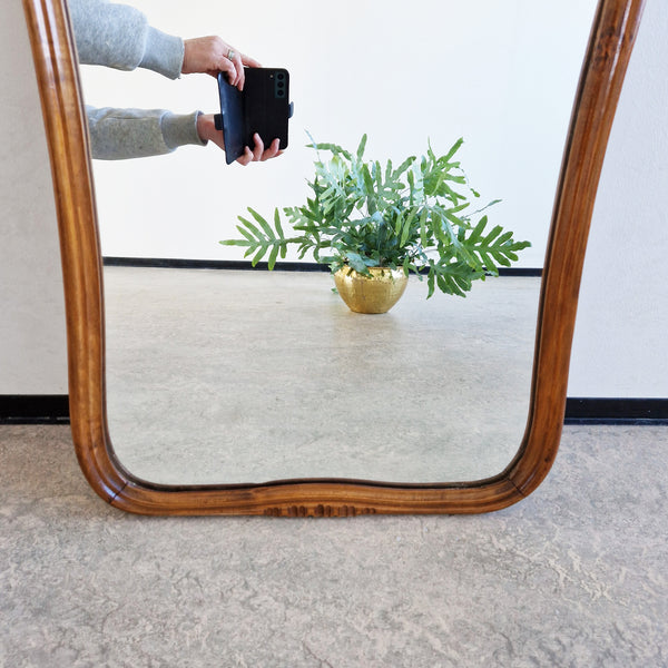 1955 Italian wooden mirror